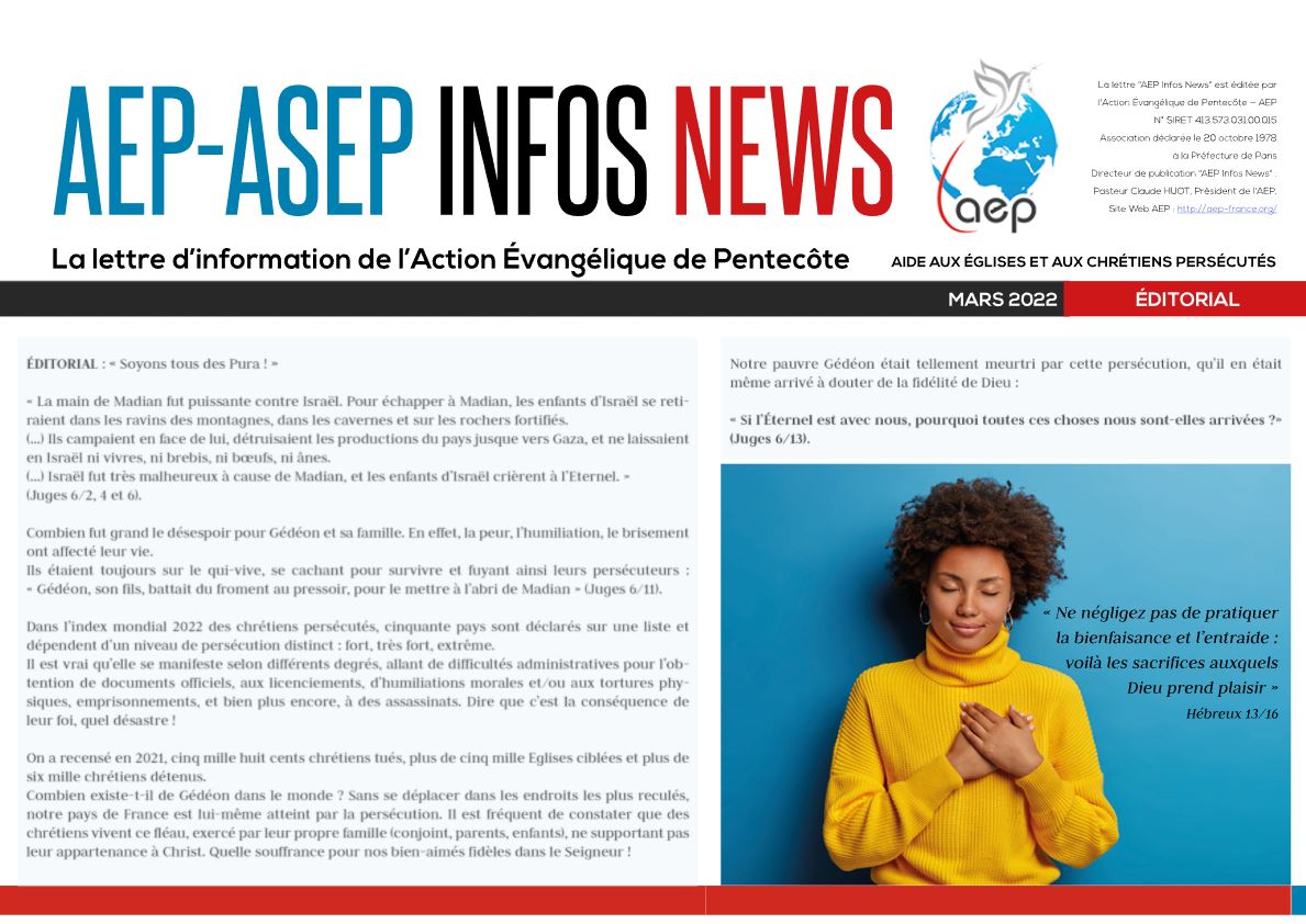 AEP-ASEP Infos News – 03/2022