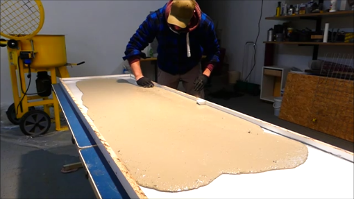 Eine Küchenarbeitsplatte aus Beton selber bauen 