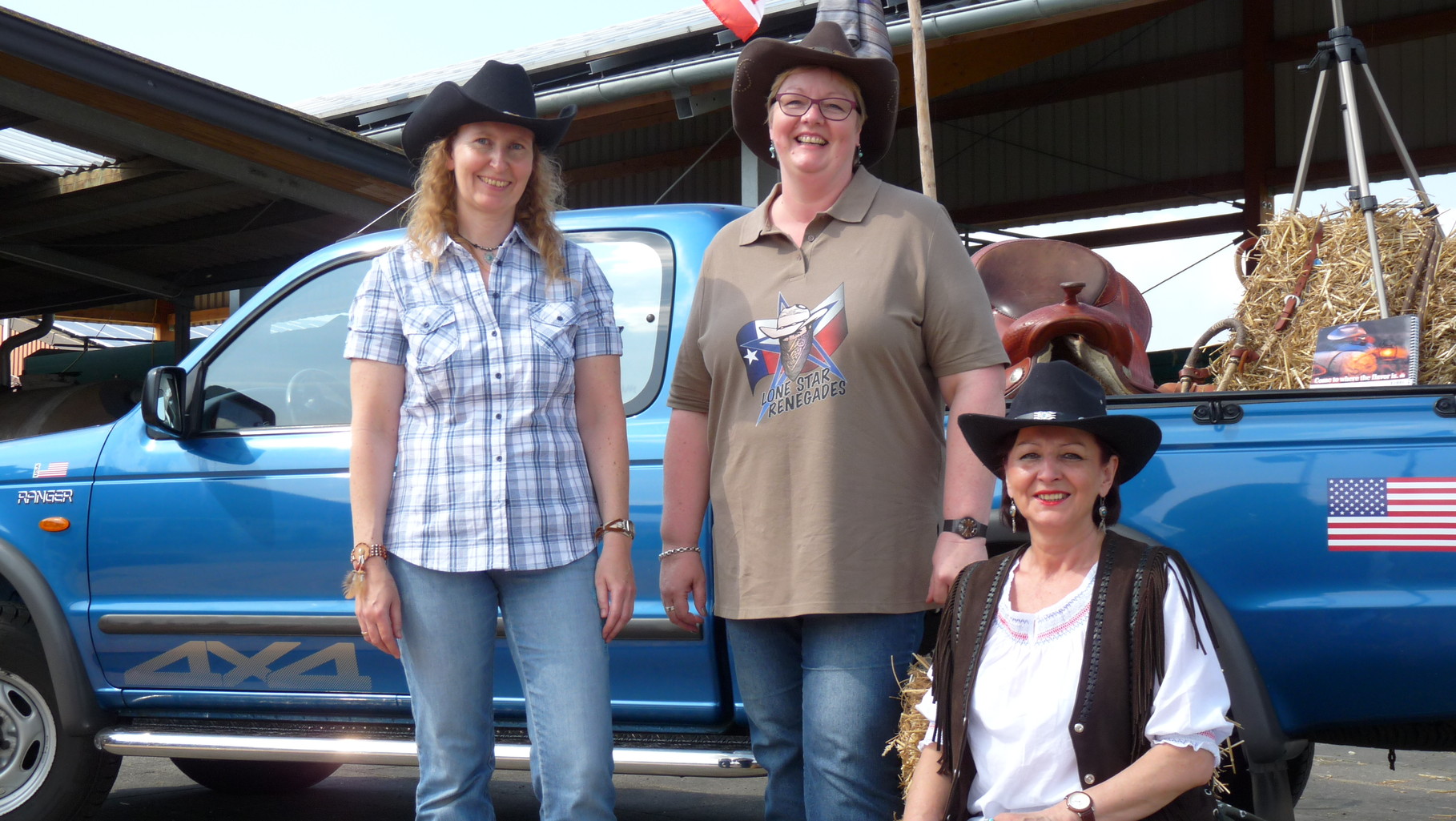 Birgit, Angelika und Sylvia!