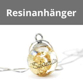 Resinanhänger, Erinnerungschmuck, Andenkenschmuck, Anhänger mit Haaren,