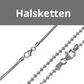 Halskette, Silberhalsketten, Kugelketten, Schlangenketten, Silberketten