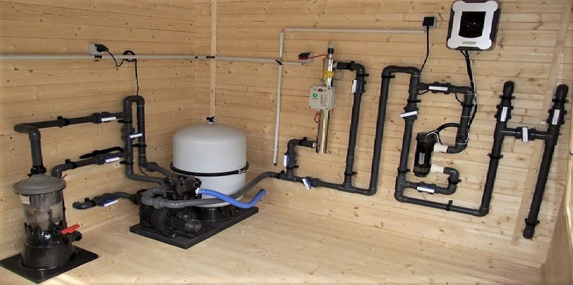 moderne Filteranlage