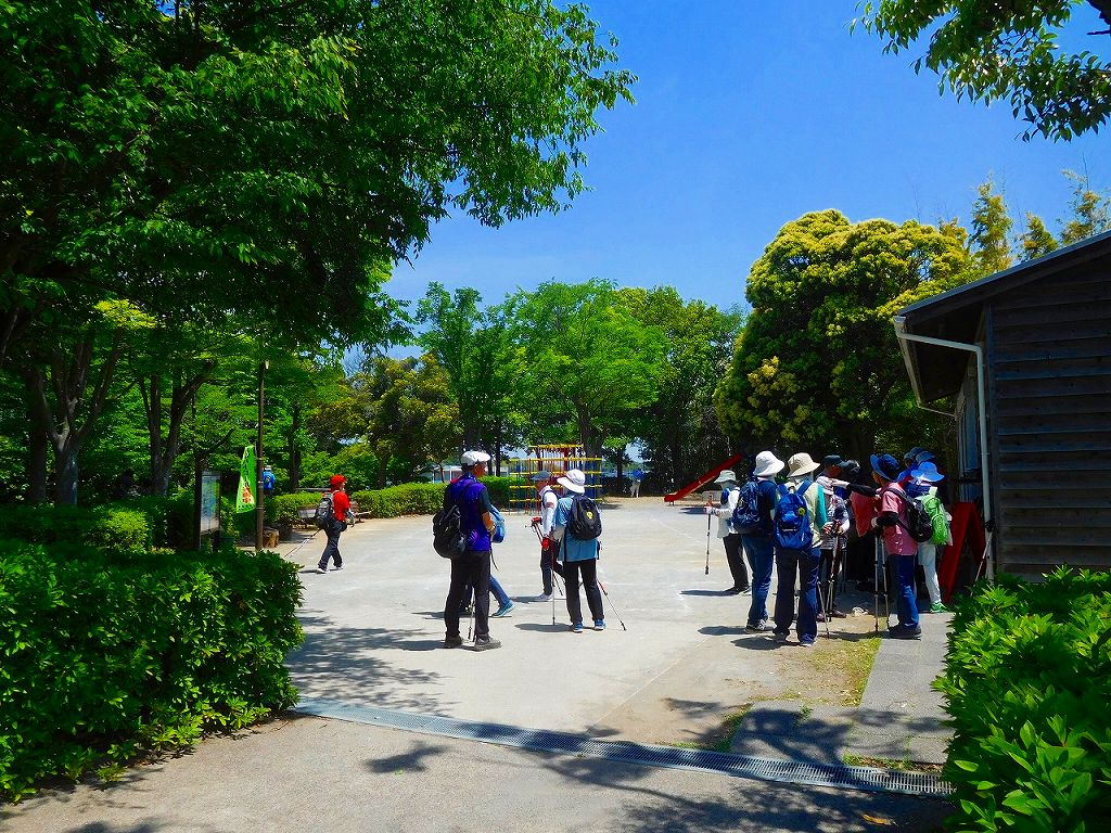 荏子田太陽公園到着