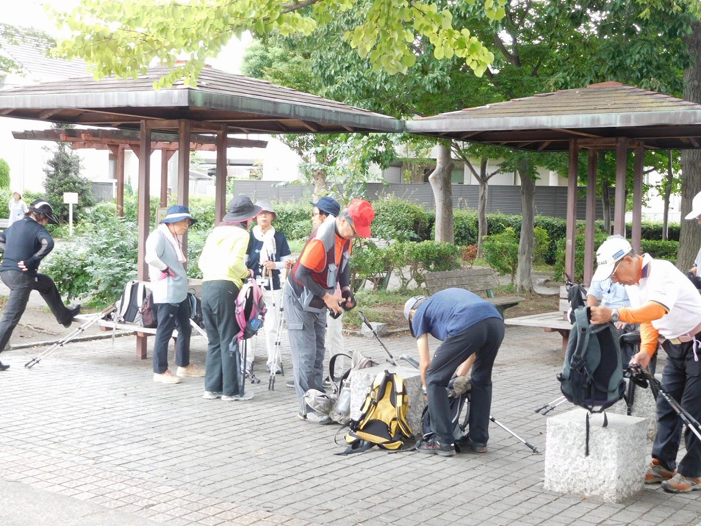 一斑は泉公園でクールダウン