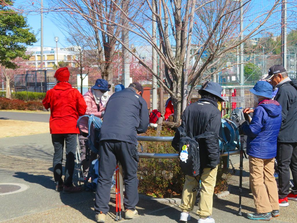ゴールの谷本公園到着