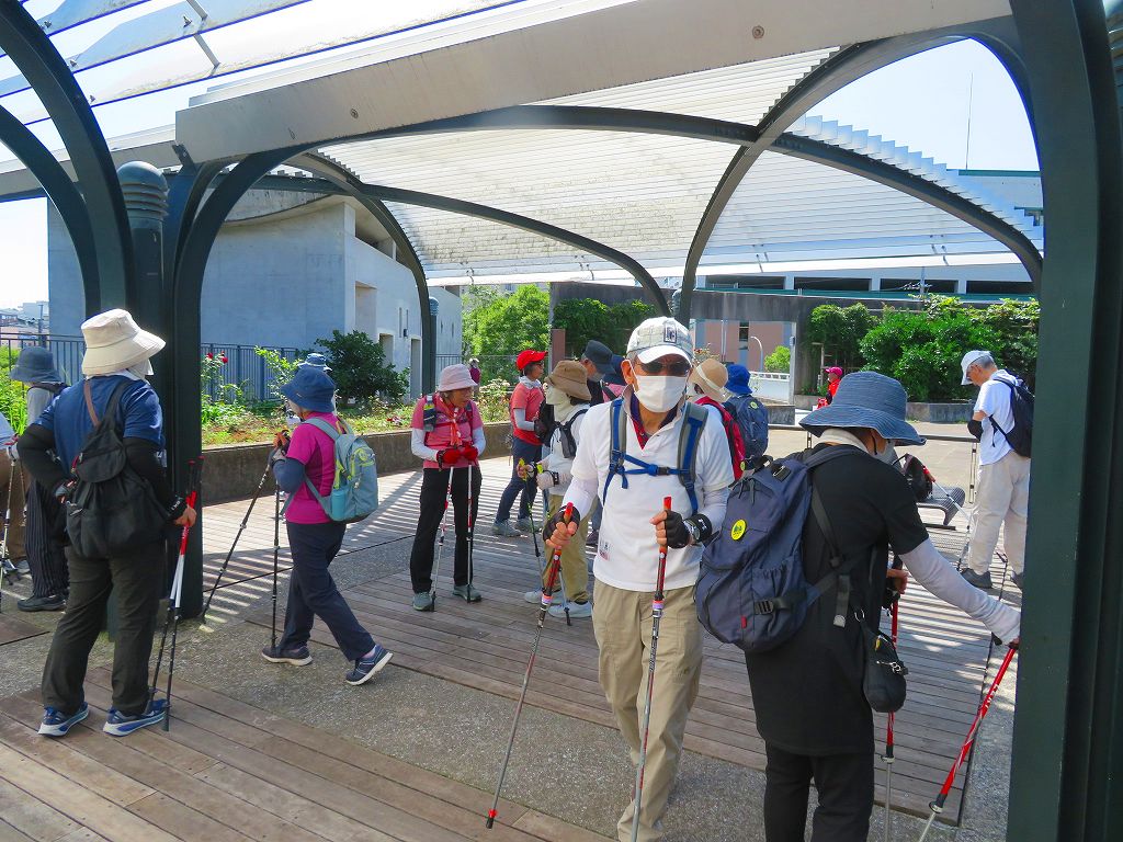 都筑中央公園で休憩