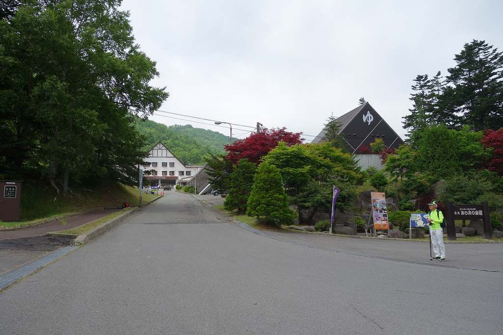 宿舎「ほろほろ山荘」入口