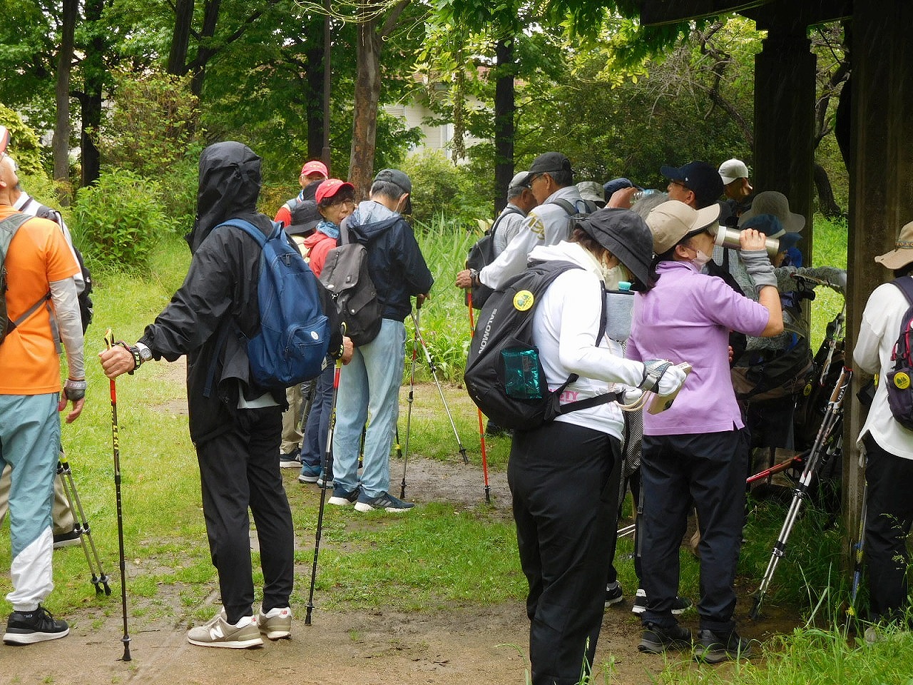 小黒公園で休憩