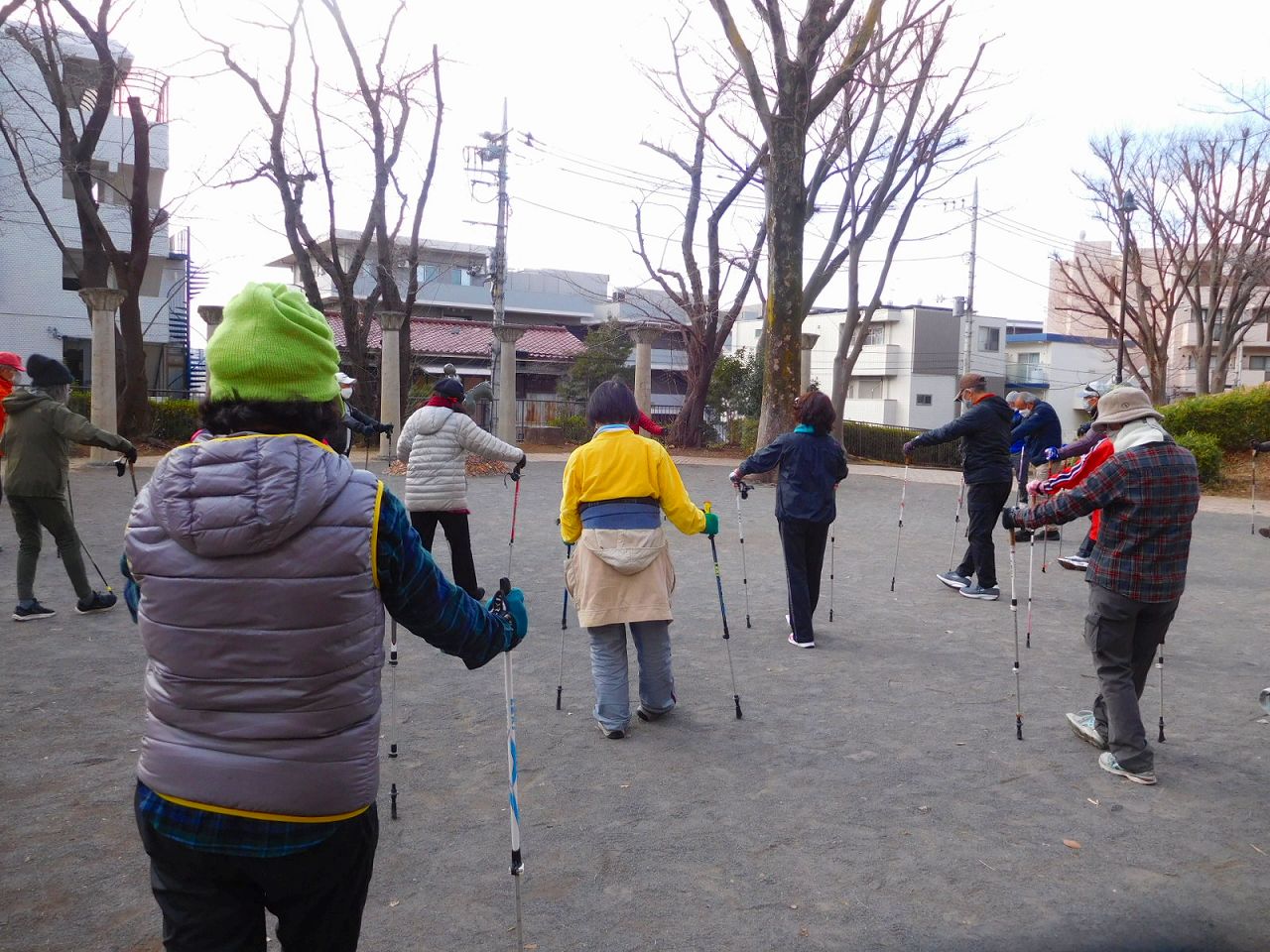 市ヶ尾第三公園でクールダウン