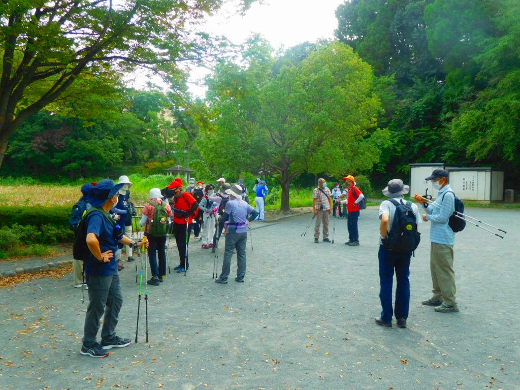 もえぎ野公園で休憩