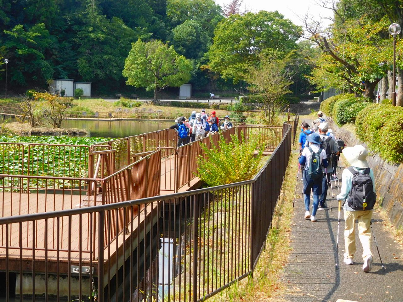 もえぎ野公園到着