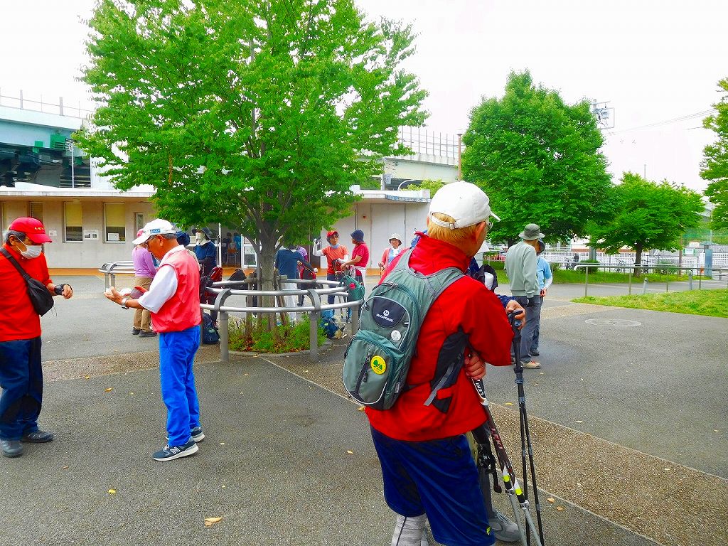 谷本公園到着