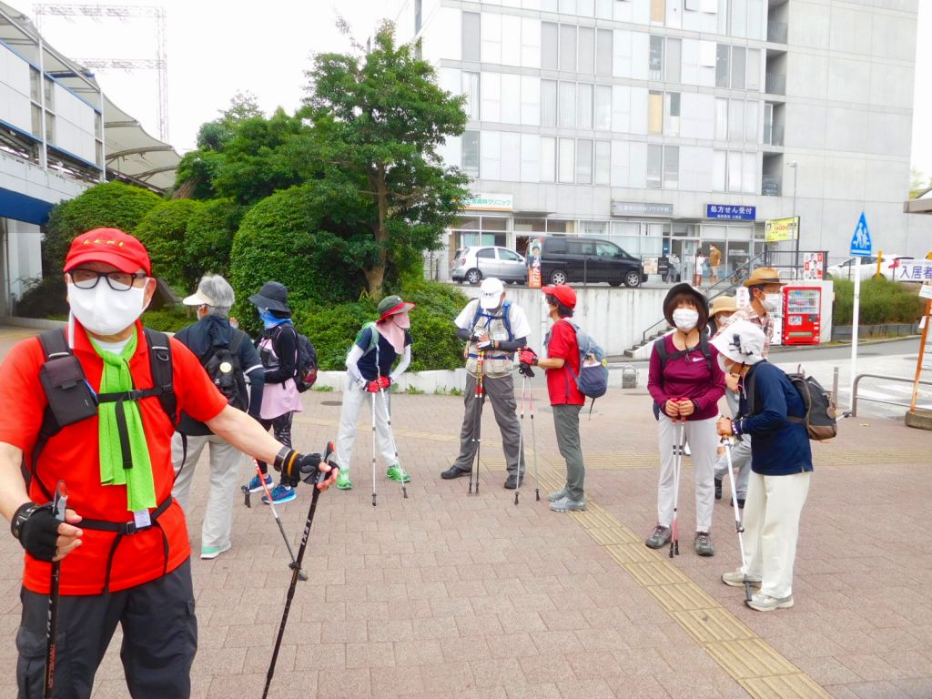 江田駅で休憩