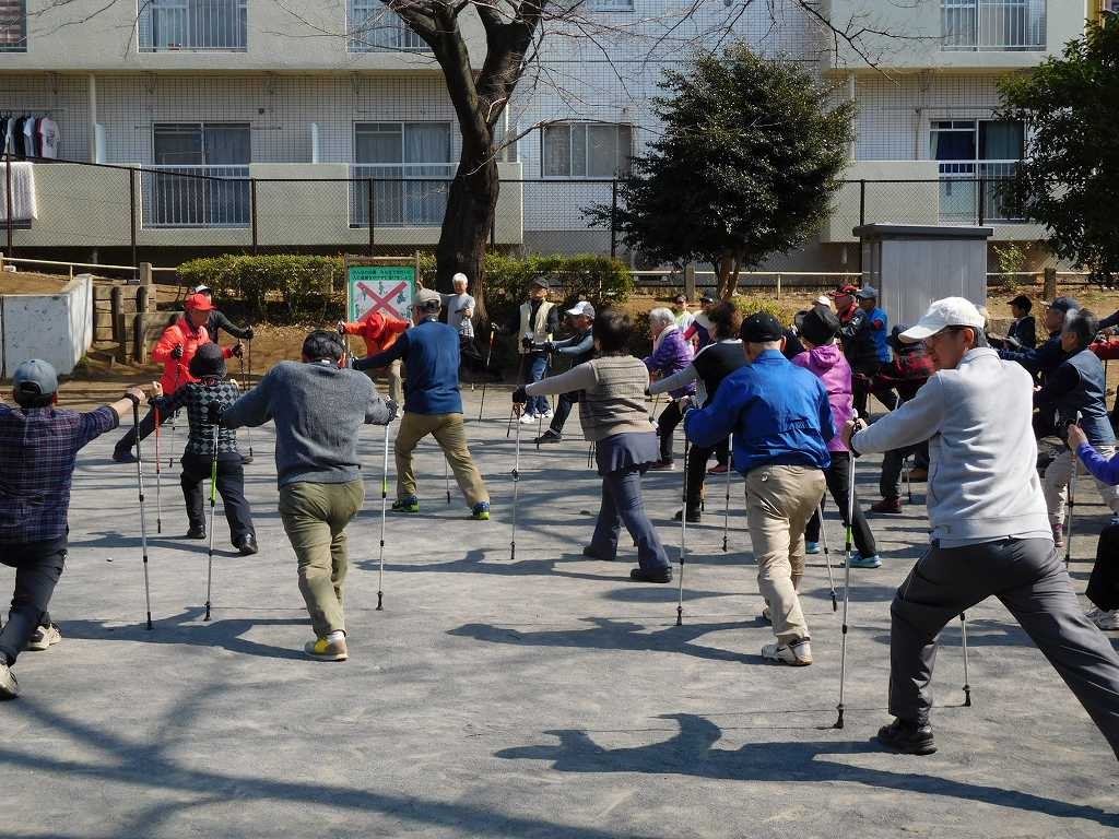 市が尾第四公園でクールダウン