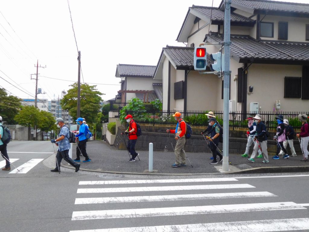 信号待ちで少し密になっています