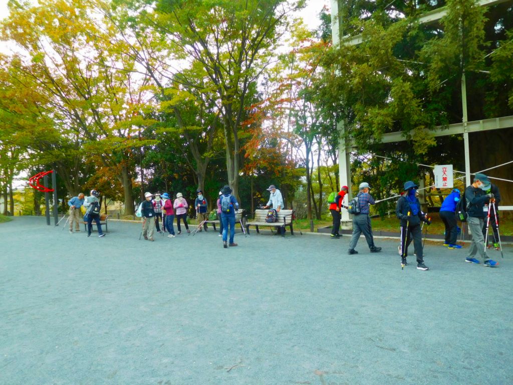 かやの木公園で休憩