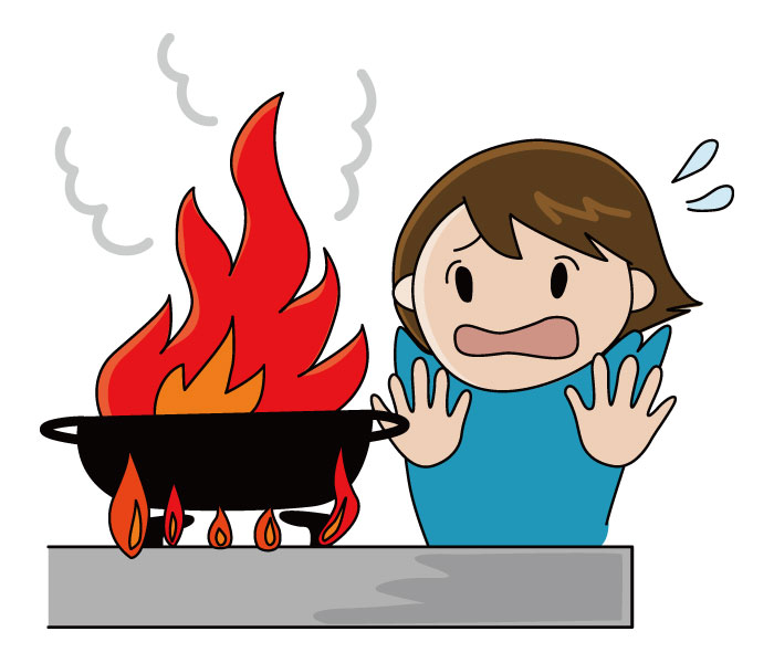 天ぷら油火災の消火方法