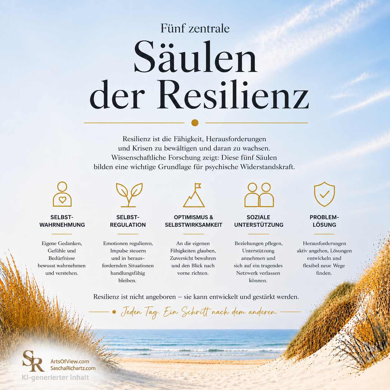 Fünf zentrale Säulen der Resilienz