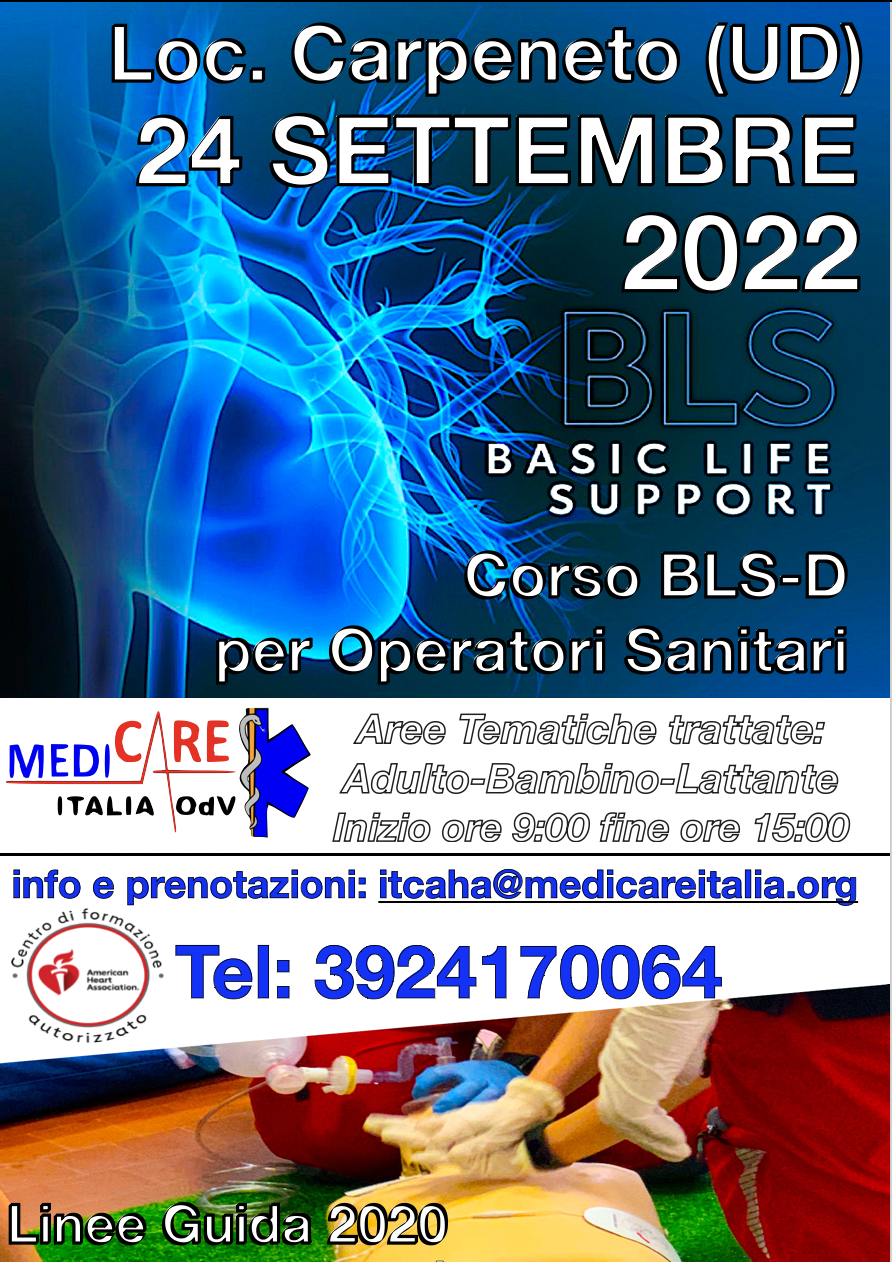 Corso BLSD per Medici-Infermieri-Soccorritori