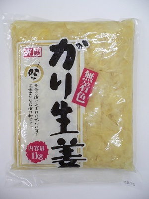 ガリ生姜　無着色