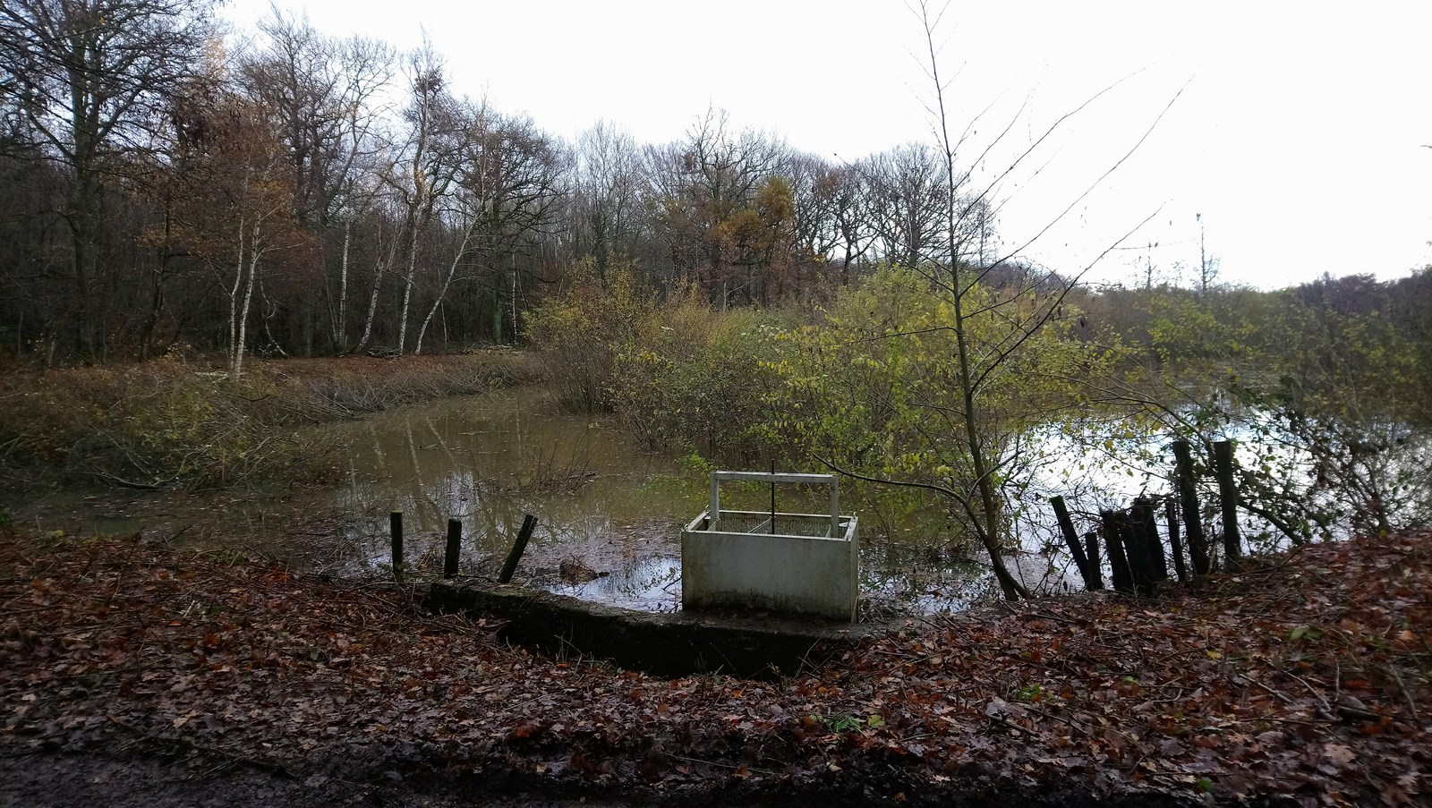 Remise en état de la bonde du Petit Albert, hiver 2018