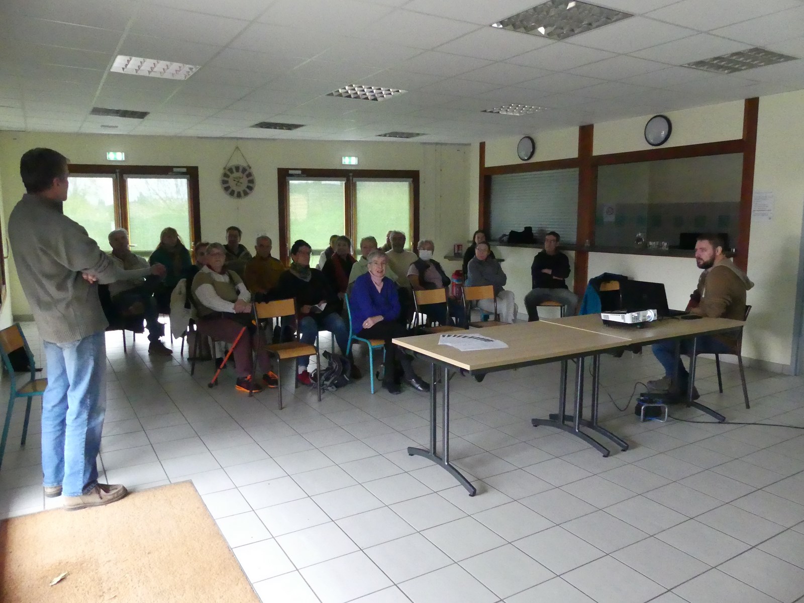 L'assemblée réunie pour la conférence