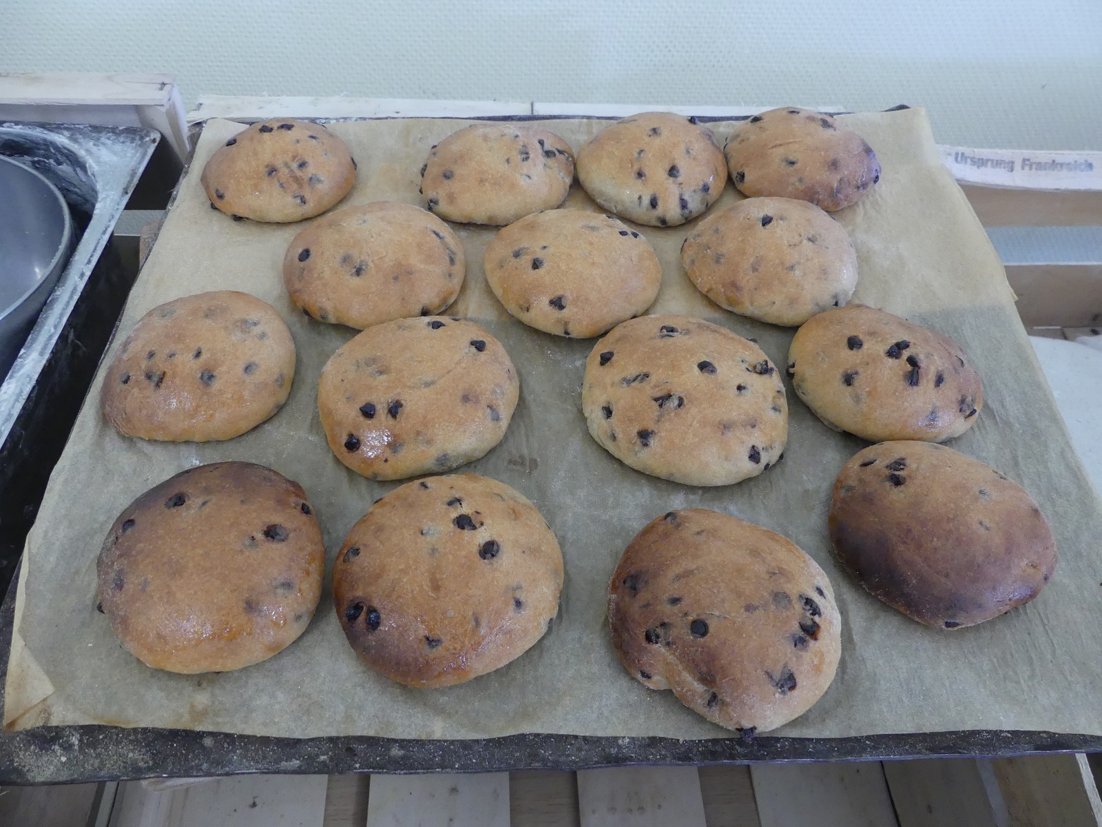 Les petits pains au chocolat ont cuit