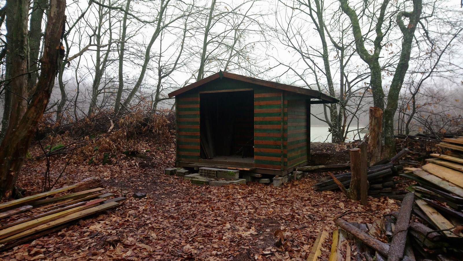 L'observatoire, avant son équipement, janvier 2019