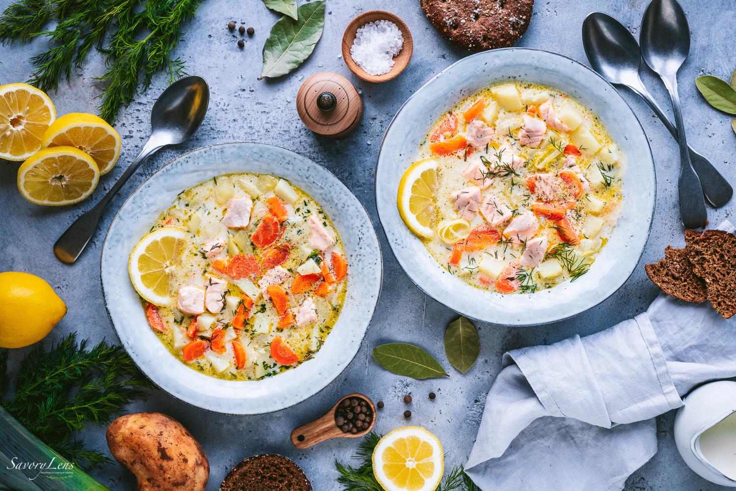 Lachs-Kartoffelsuppe (Lohikeitto) – das wärmste Rezept Finnlands