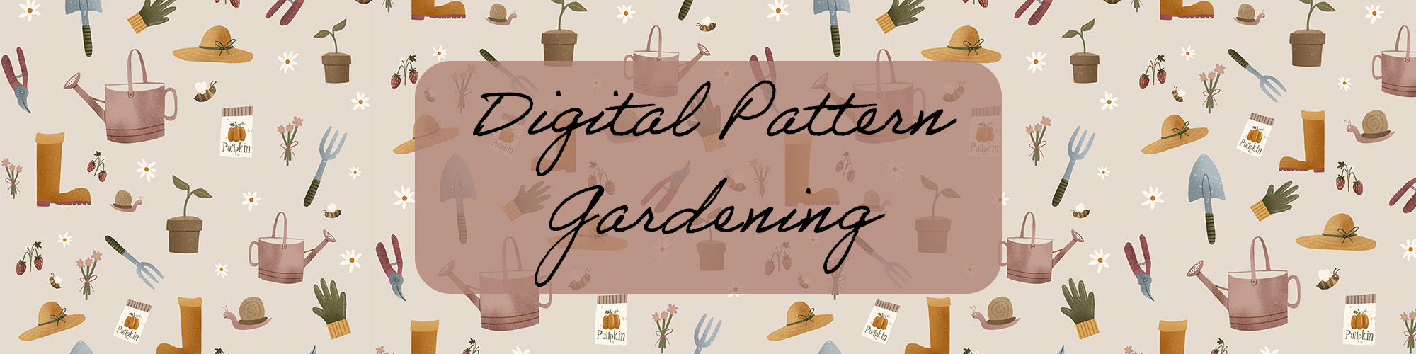 Create a natural oasis with this digital pattern: Perfect for gardeners and creative minds!