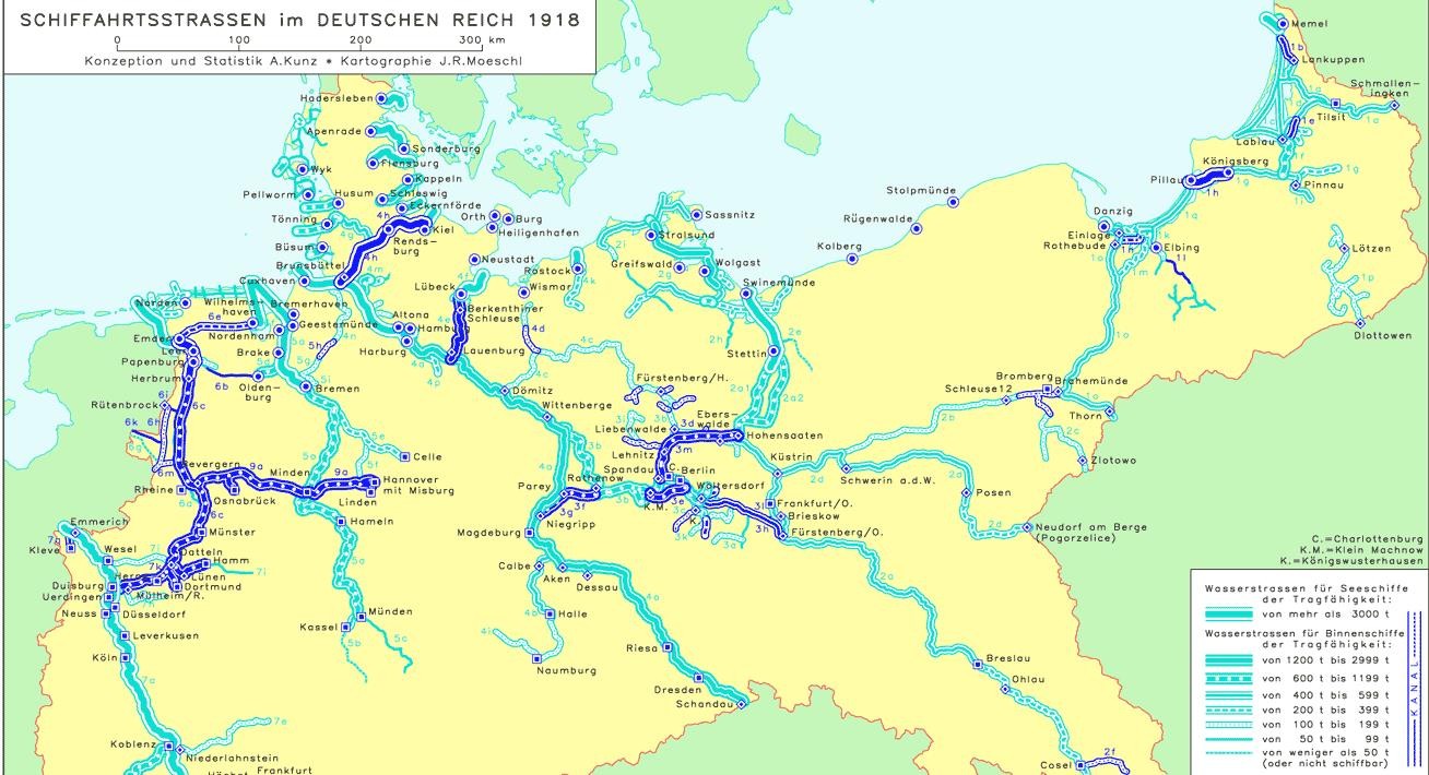 Karten vom MLK - Mittellandkanal und seine Geschichte....
