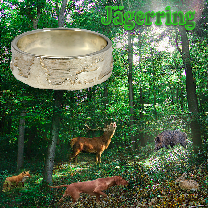 Jägerring und Jagd