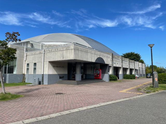 卓球合宿でも人気、新潟県新発田市の総合体育館サンビレッジしばた｜外観