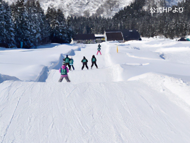 【写真】新潟でのスキー・スノーボード授業・実習・研修の合宿地に最適なスキー場のゲレンデ