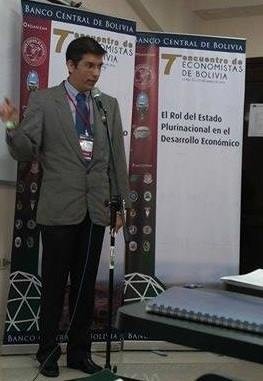 Ponencia en el 7mo. encuentro de econonmistas de Bolivia, 21 y 22 de agosto de  2014.