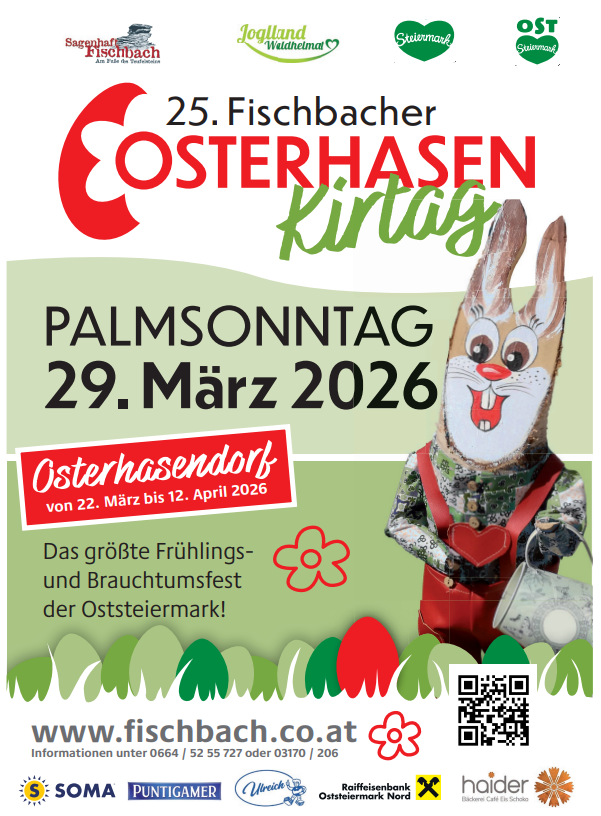 Am Palmsonntag ist Osterhasenkirtag- mit Grillhendl