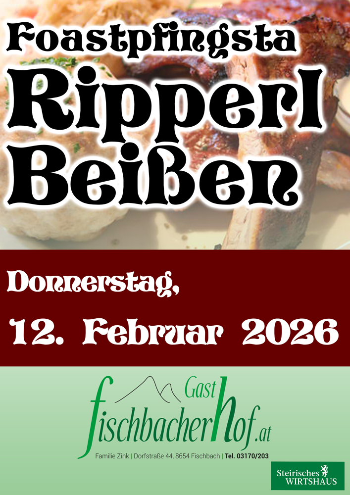 Ripperlbeißen zu Foastpfingsta (12. Februar 2026)
