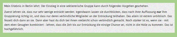 Habe ich erlebt