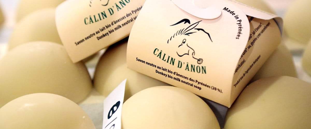 Câlin d'ânon, savon au lait d'ânesse 100% pyrénéen