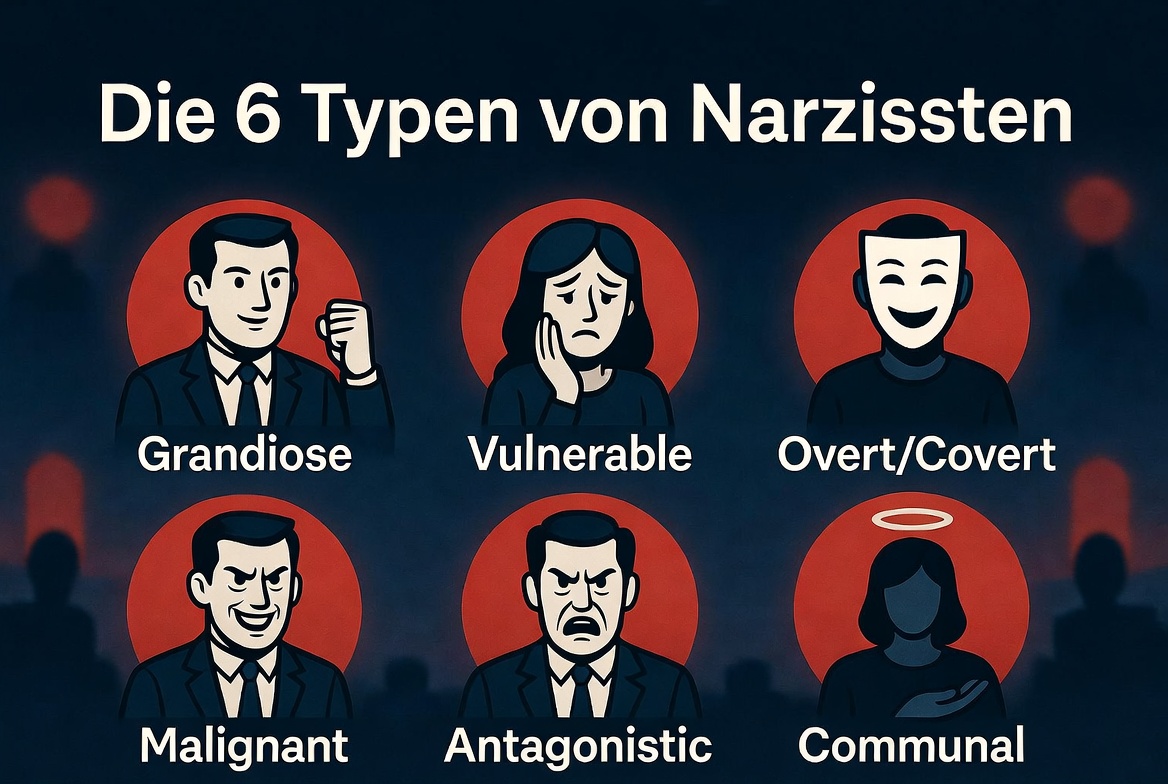 Die 6 versteckten Typen von Narzissten – Welcher zerstört dein Leben?