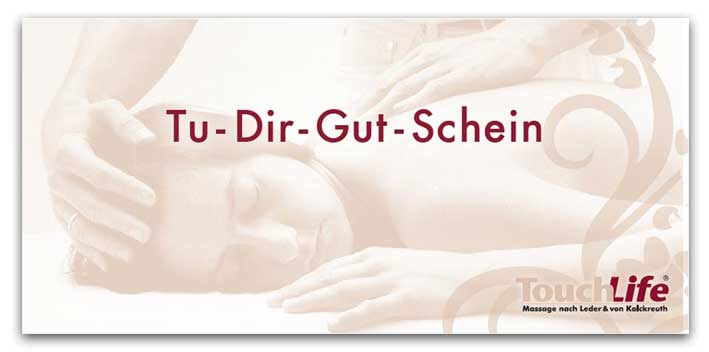 Gutschein für Massage in Bochum Geschenkgutschein für Wellnessmassagen