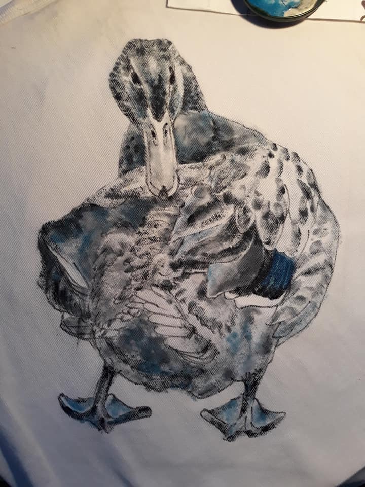 Rückseite Entenshirt