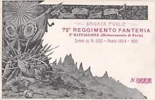 Cartolina del 72° Reggimento Brigata Puglie