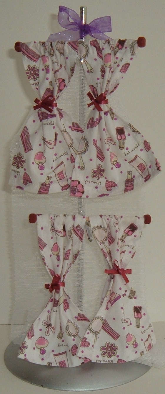 Girly Pink Curtains