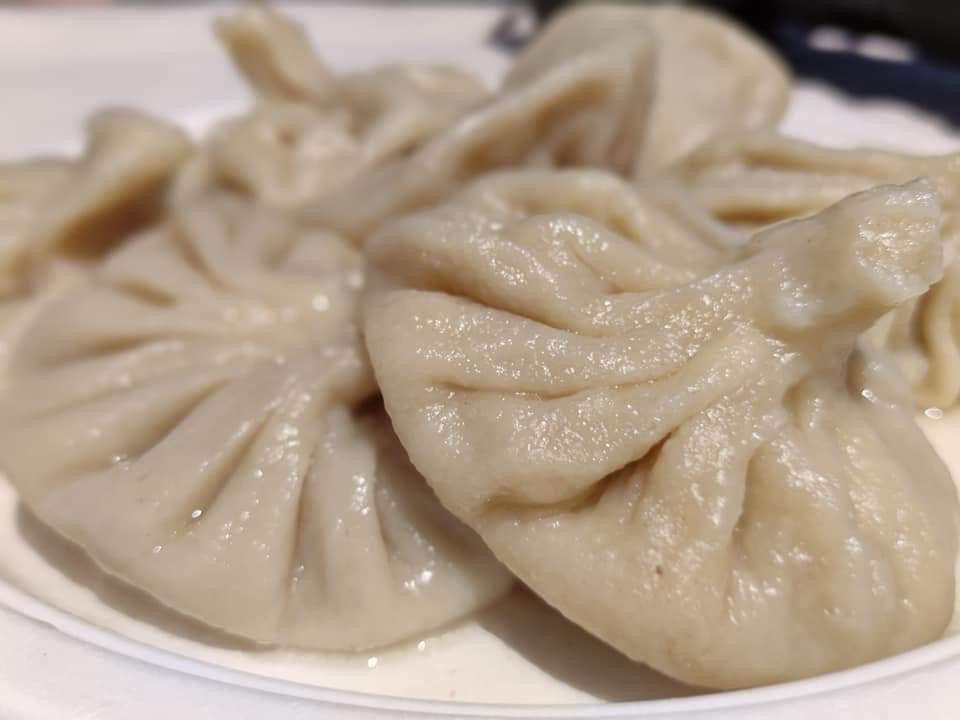 Khinkali, kan ook met aardappelpuree, kwark etc..