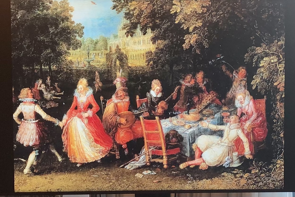 Tuinfeestje uit Rubens' tijd.