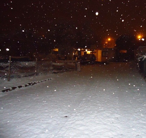 Nevada nocturna del Invierno 2011