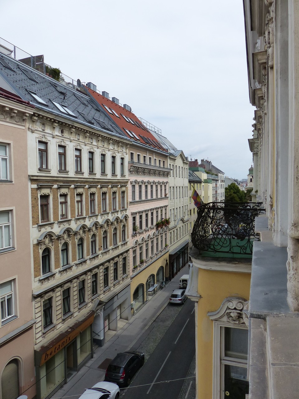 Aussicht auf die Straße