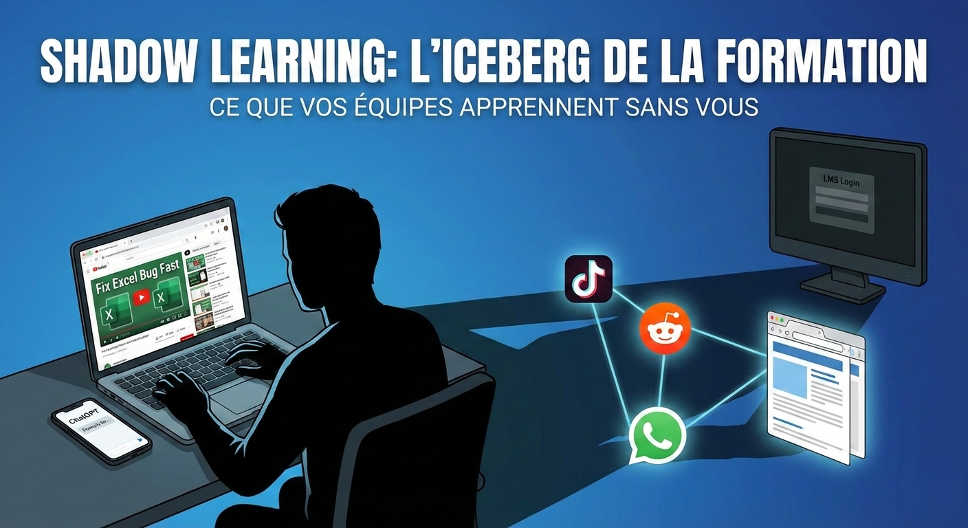 L'iceberg de la formation : Ce que vos collaborateurs apprennent (vraiment) sans vous