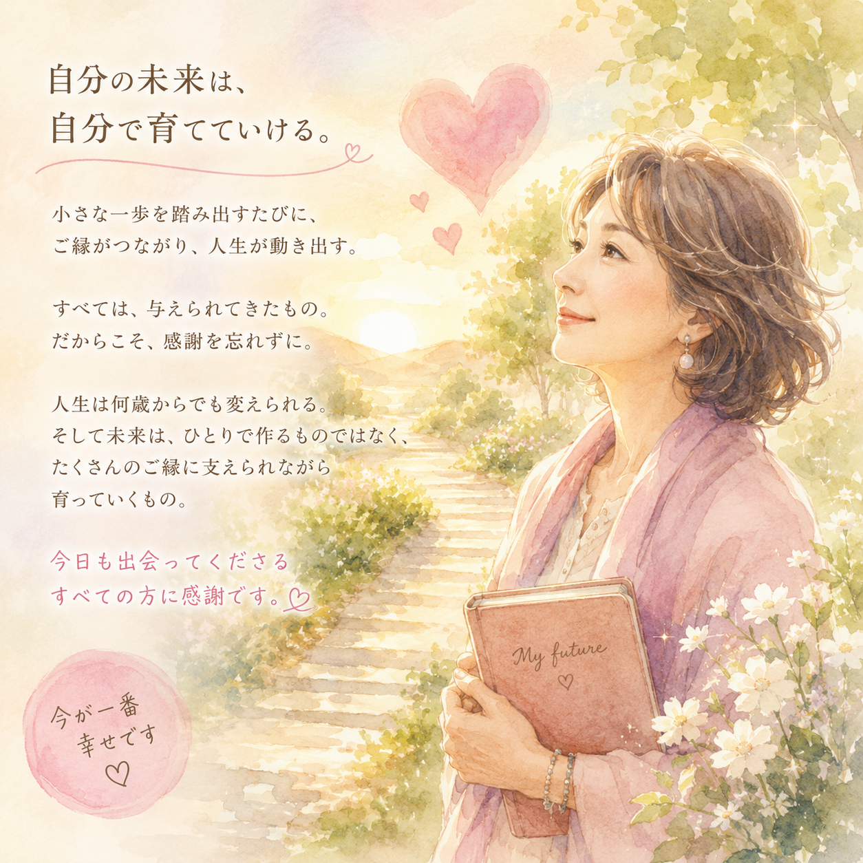 ⬛️自分の未来は、自分で育てる🌱